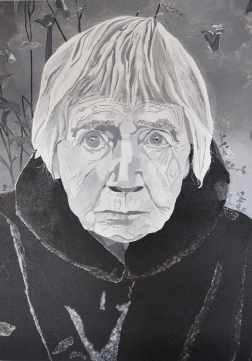 Eveline An Irish Heroine 127 x 100 cm Oil on Canvas ORIGINAL AVAILABLE